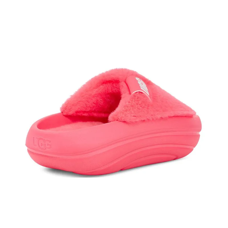 UGG FoamO UGGplush Slide Super Coral Women's-4