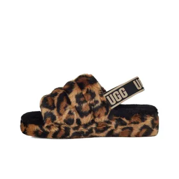 UGG FLUFF YEAH Stylish Sandals Women's Brown