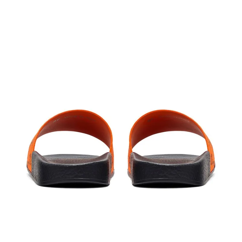 MCM Monogram Slides Orange-4