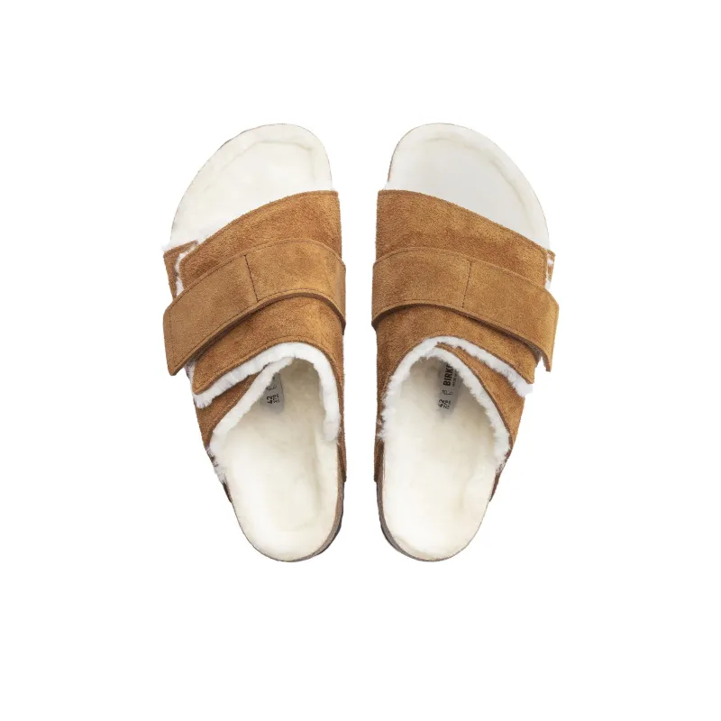 Birkenstock Slide Slippers Men's Tan Narrow Fit-3