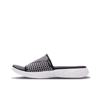 Skechers ON THE GOON THE GO 600 Slide Slippers Women's Black White