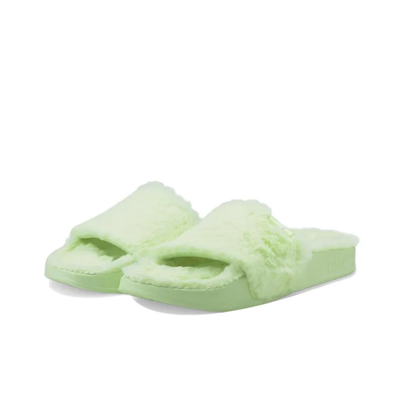 PUMA Leadcat 20 Ylm Sports Slippers Green Women's-2