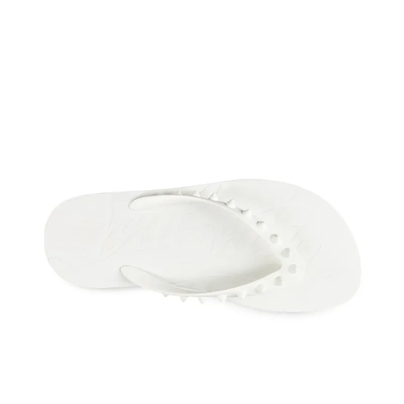Christian Louboutin Loubi Flip Slide White White Women's-3
