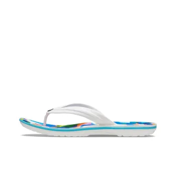 Crocs Classic Bubble Block Slides 'White Multi'