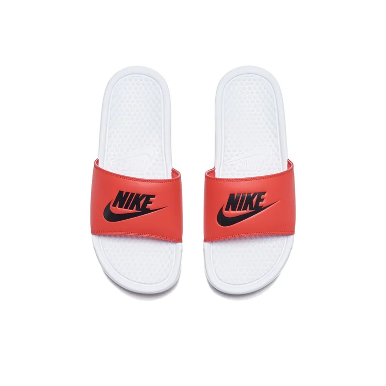 Nike Benassi Jdi Red White Slippers 'Red White'-2