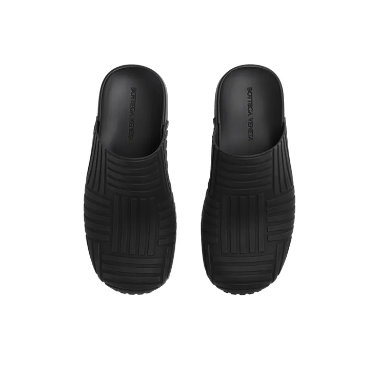 Bottega Veneta Slider Quiet Closed Toe Slippers Men's Black-3