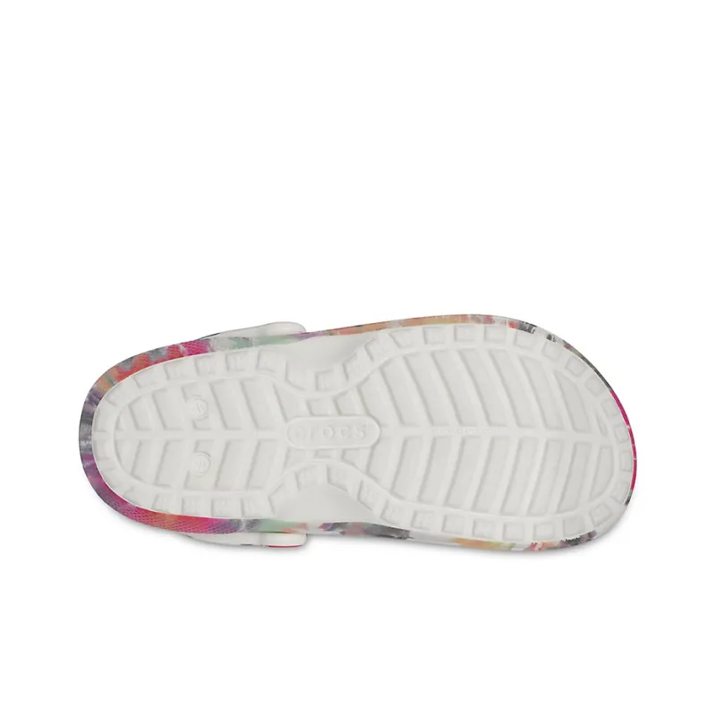 Crocs Classic Tie Dye Lined Clog Black Multi-6