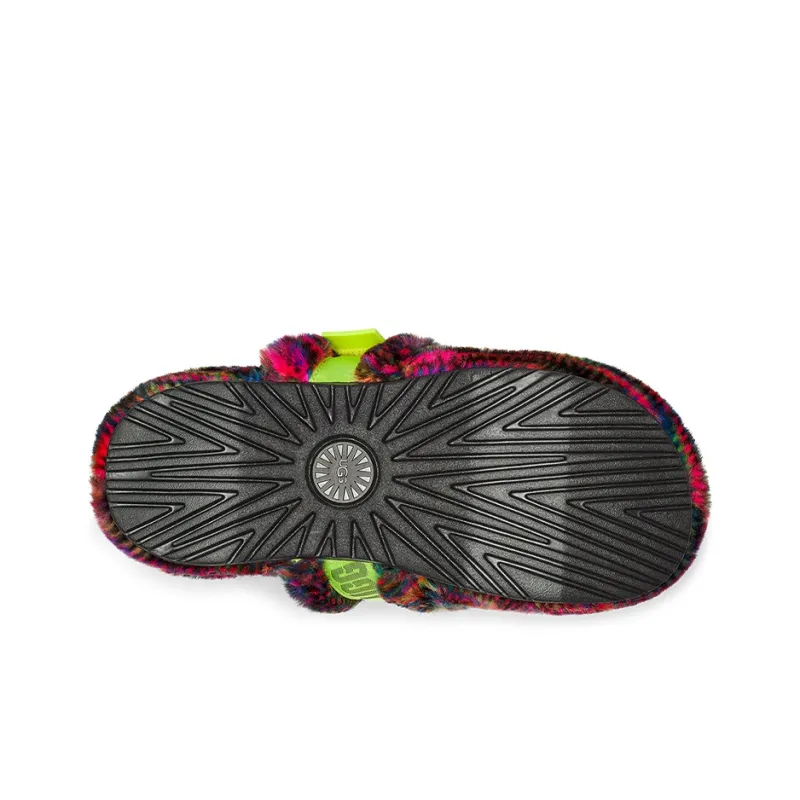 UGG Plush Collection Printed Slippers Men's Black-3