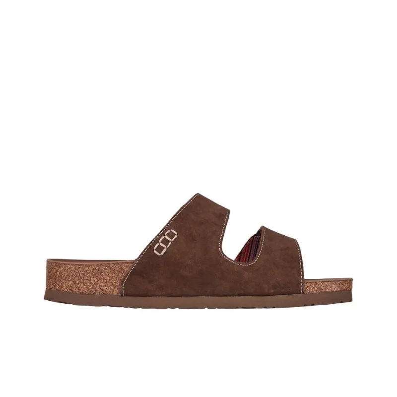 Skechers ARCH FIT GRANOLA Rubber Sole Quick Dry Slide Slippers Women's Dark Brown-1