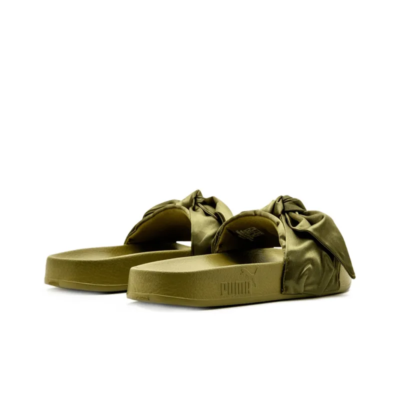 PUMA Bow Slide Rihanna Fenty Olive Women's-3