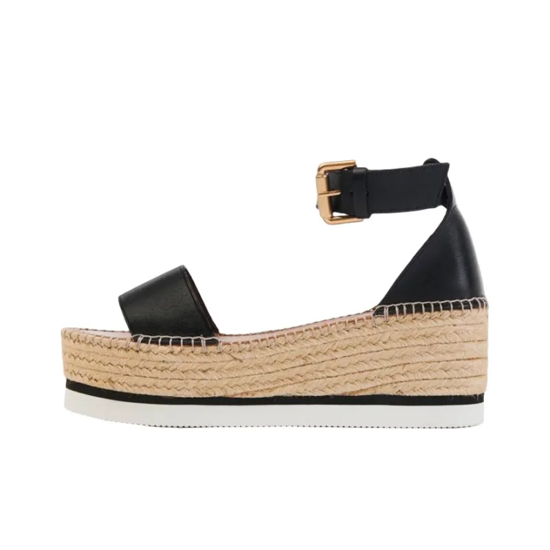 See By Chloe Glyn Strap Sandals Women's Black-0