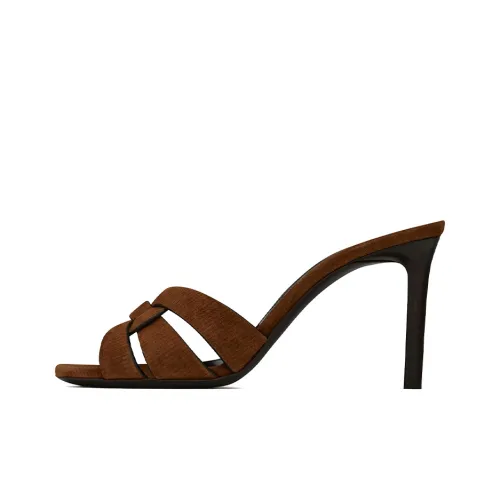 SAINT LAURENT Tribute High Heels Women's Low-Top Brown