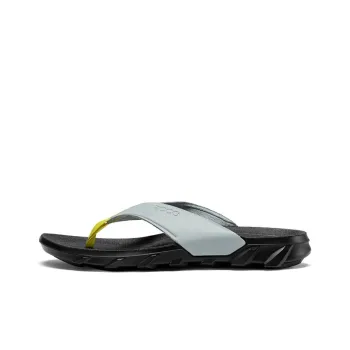 Ecco Drive Rubber Sole Flip Flops Women's Concrete Gray