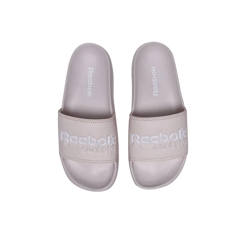 Reebok Classic Slide Soft Sole Cozy Flat Heel Sports Slippers Pink Red-2