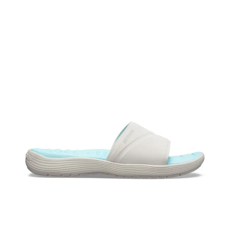Crocs Slide Slippers Women's Light Blue/White-1