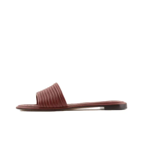 EMPORIO ARMANI Slide Slippers Women's Brown