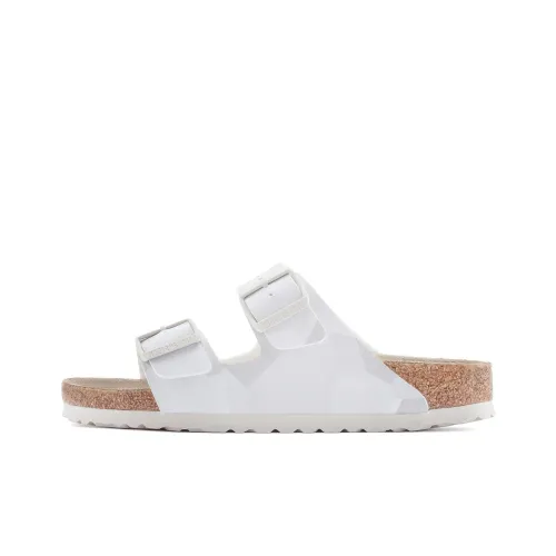 Birkenstock Slide Slippers Unisex White Narrow