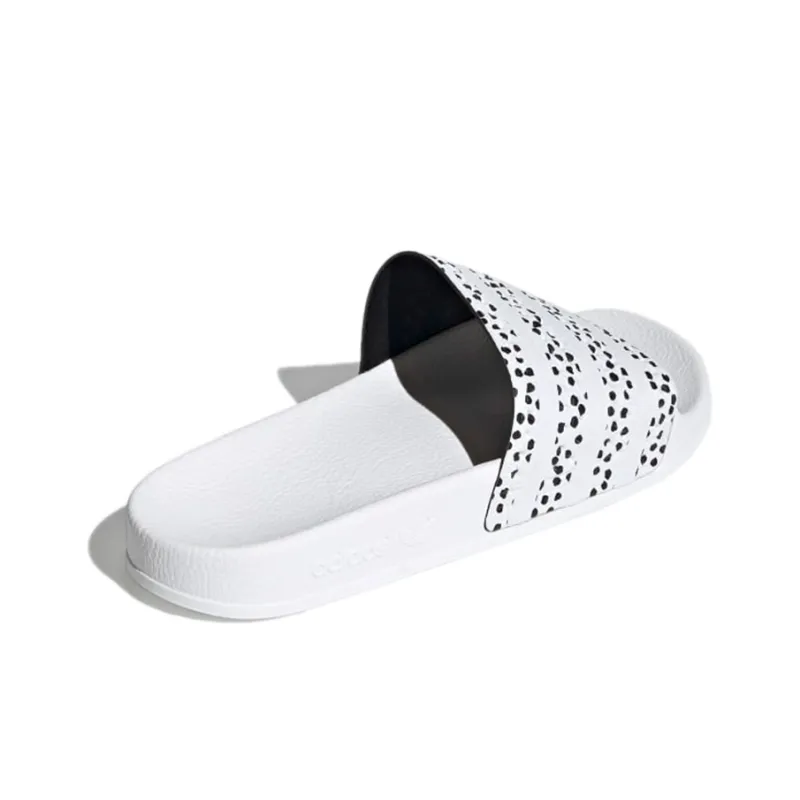 Adilette Women's Adidas Originals Slide 'Polka White' Women's-3