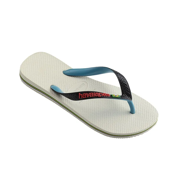 Havaianas Brasil Mi Slippers Unisex Oyster White-3