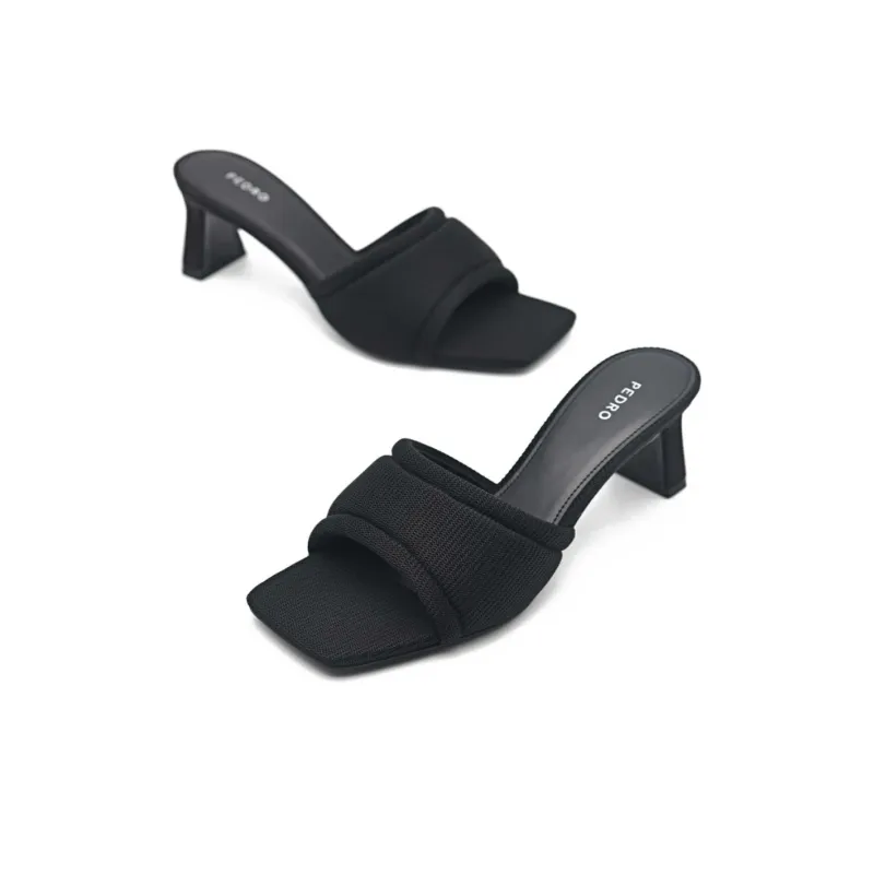PEDRO Slide Slippers Women's Black/Composite Color/Nude-2