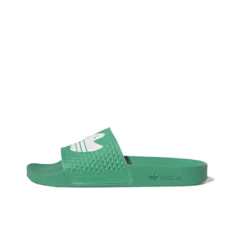 Adidas Originals Shmoofoil Slides Semi Court Green Cloud White