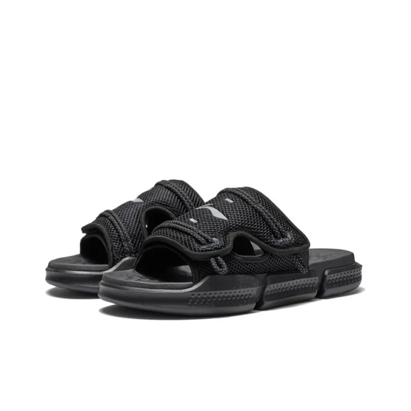 LiNing Slide Slippers Men's Black-2