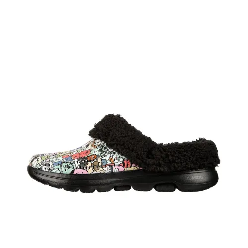 Skechers Foamies Slide Slippers Women's Black/White