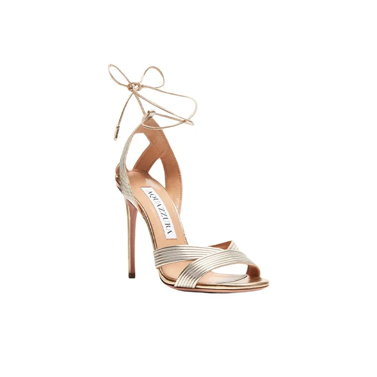 AQUAZZURA Ari 105mm Leather Sandals-2