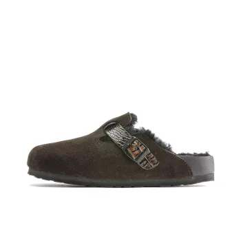 Birkenstock Wrap toe Slippers Unisex Mocha Narrow Fit