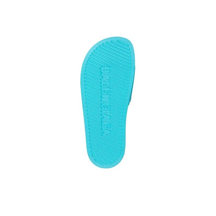 Balenciaga Pool Slides 'Sky Blue'-4