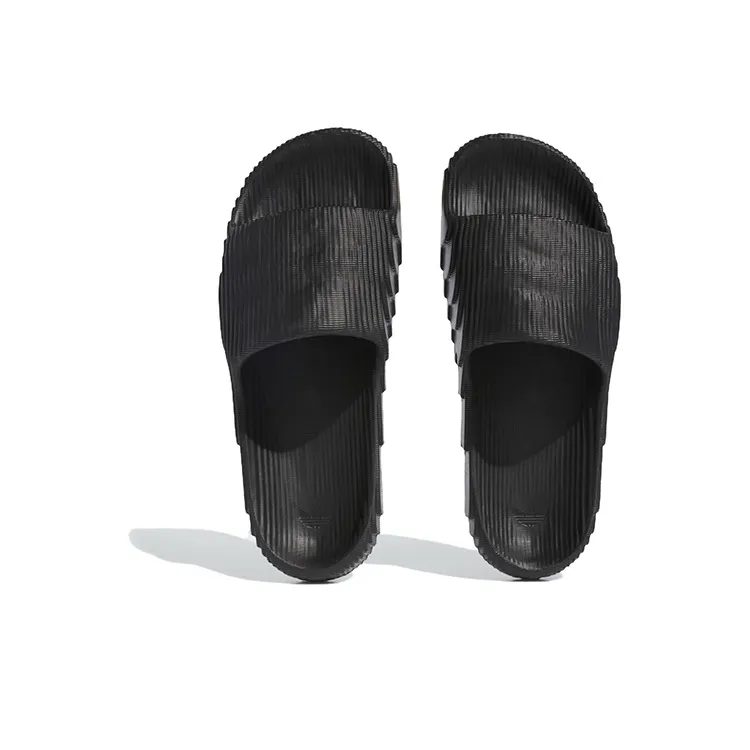 Adidas Adilette 22 Slides Black Scarlet-4