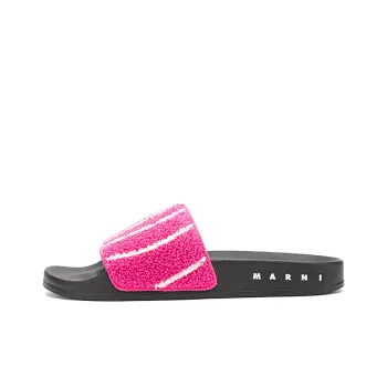 MARNI Odor-Resistant Slide Slippers Women's Pink Purple