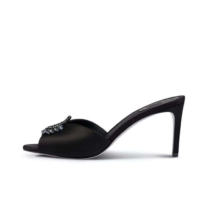 RENE CAOVILLA Chantel Stylish Sandals Women's Black-0