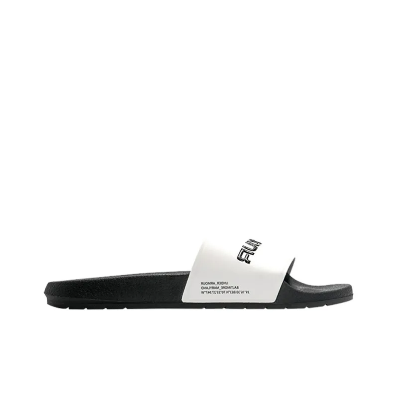 Under Armour Core Remix Slides 'White Black'-1