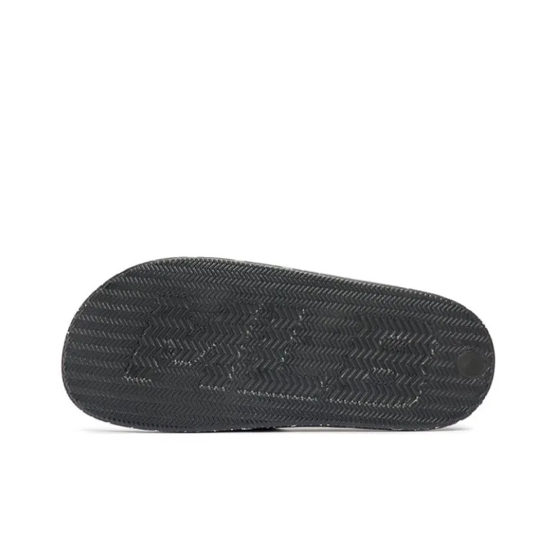 MLB Slipper Quiet Slip Resistant Abrasion Resistant Slide Slippers Unisex Black White-5
