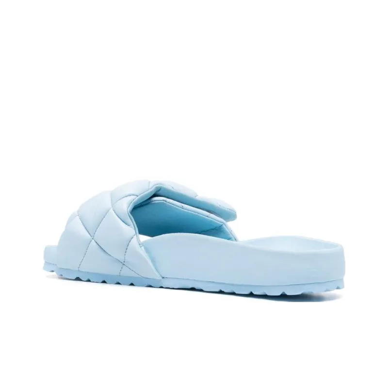 Birkenstock 1774 Sylt Slide Slippers Women's Blue-3