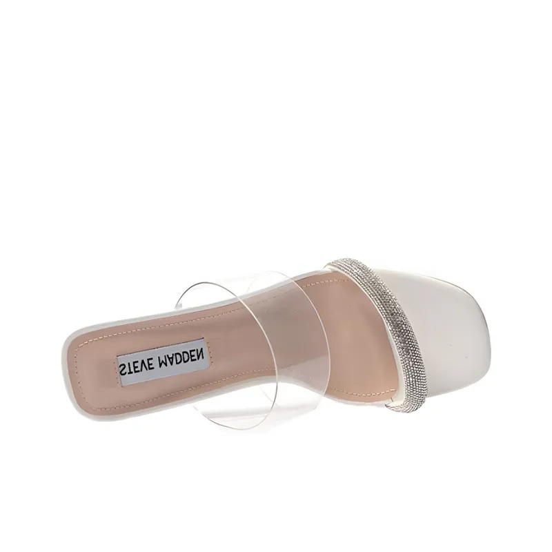 STEVE MADDEN Slide Slippers Women's Ecru-3