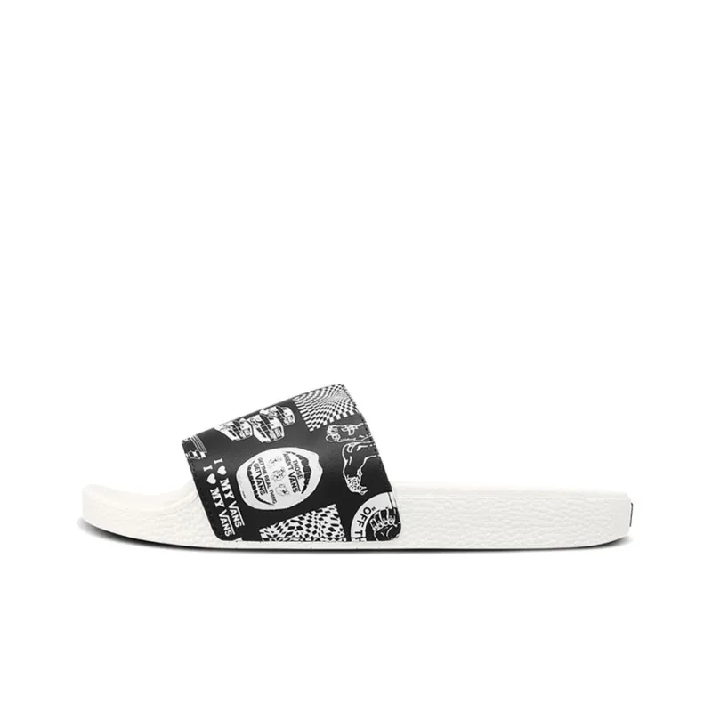 Vans Slide On White Unisex Slippers-0