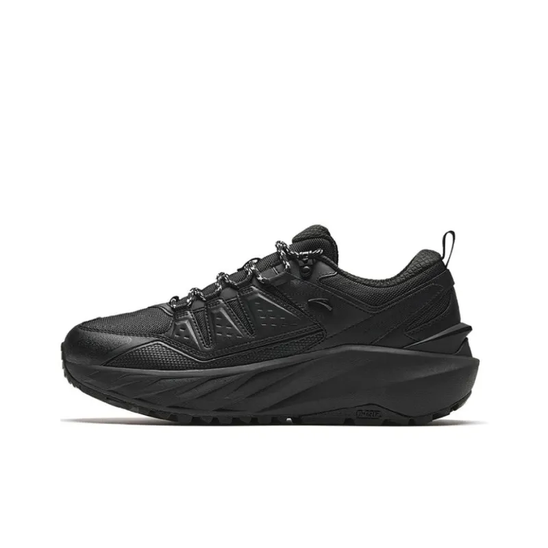 Anta Anti-Slip Wear-Resistant Low-Top Running Shoes Men's Black-0