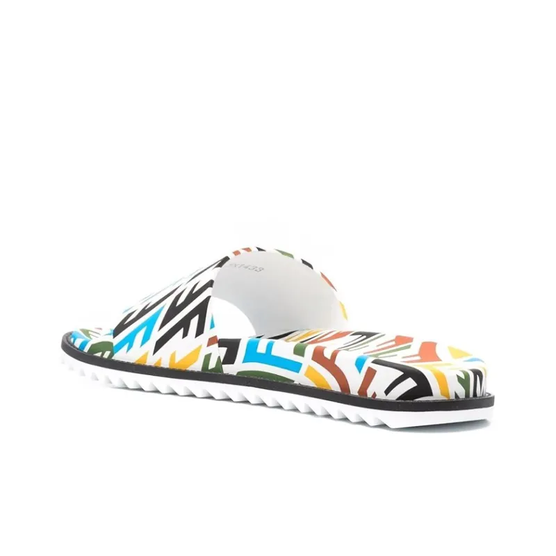 FENDI Rubber Slides 'FF Vertigo - Multi'-3