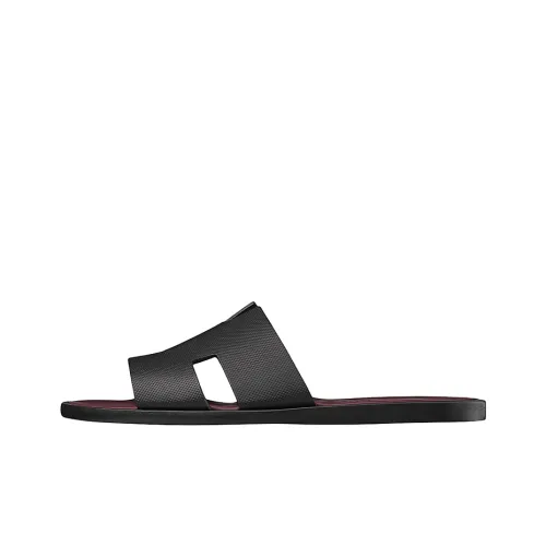 HERMES Izmir Slide Slippers Men Black/Red