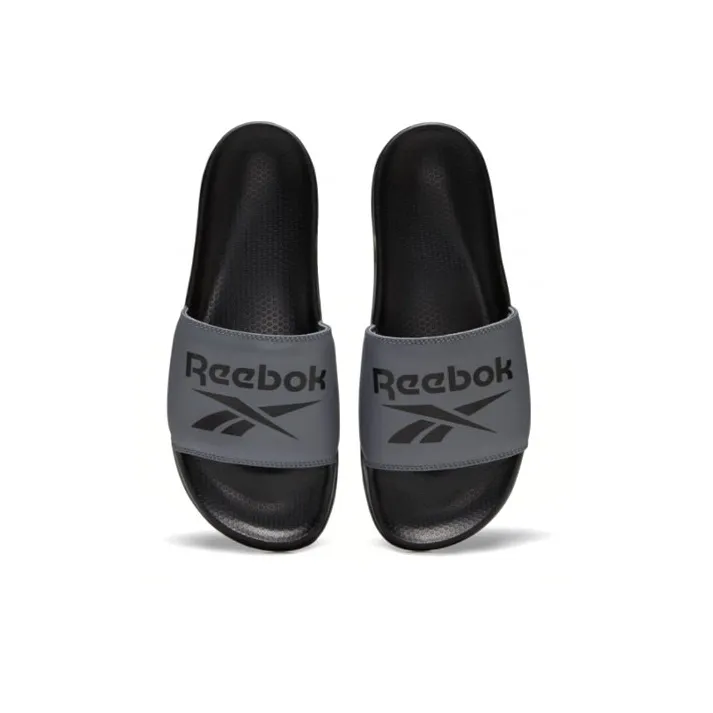 Reebok Classic Slides Outdoor Stylish Sports Slippers Silver Gray Colorblock-3
