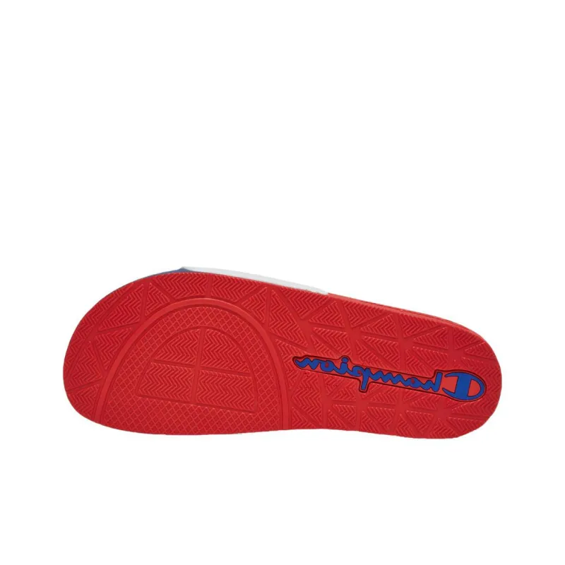 Champion Ipo Slide 'Split Script White Blue Red'-4