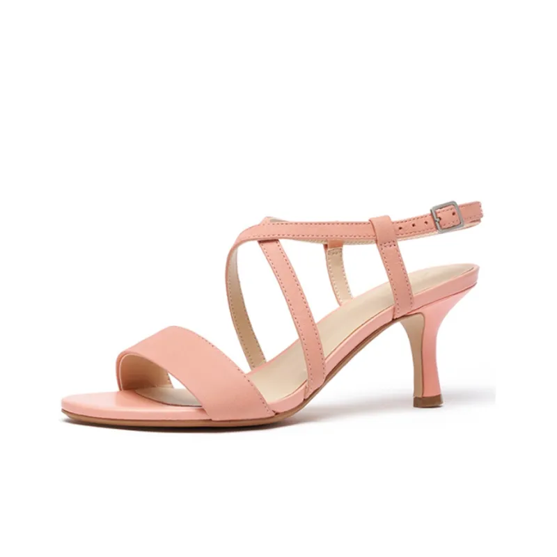 Clarks Stylish Sandal Women's Light Coral Red-1