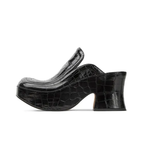 Bottega Veneta Wedge Clog Black Women's