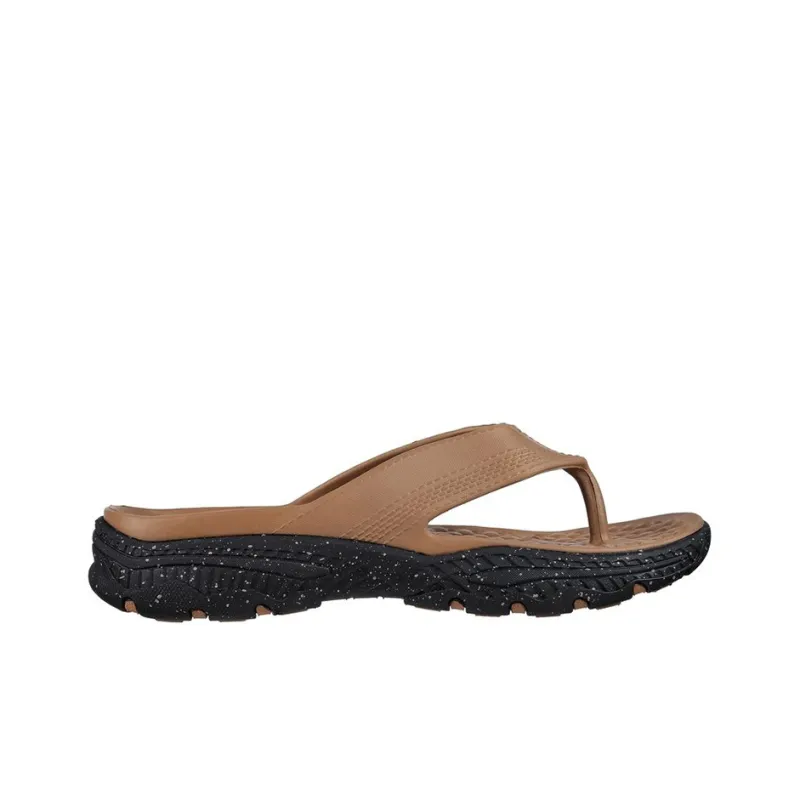 Skechers CRESTON ULTRA Rubber Sole Quiet Slide Slippers Men's Brown-1