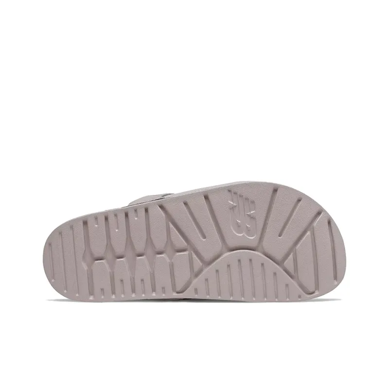 New Balance NB 202 Rubber Sole Slip Resistant Slide Slippers Women's Gray Purple-3