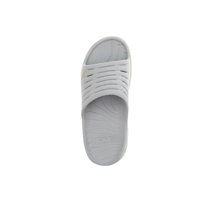 HOKA ONE ONE Recovery Slide2 'Lunar Rock Radiant Yellow'-3