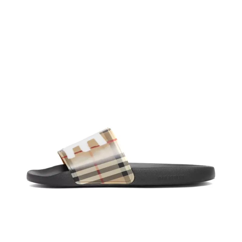 Burberry Vintage Slide Slippers Men's Archive Beige-0