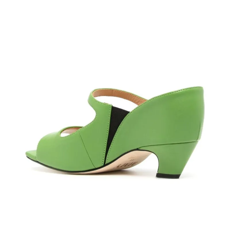 Maison MIHARA YASUHIRO Two-tone Open-toe Pumps-3